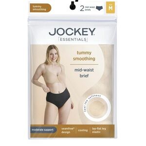 2 Pair Jockey Women's Seamfree Slimming Brief Panties Cooling Shapewear